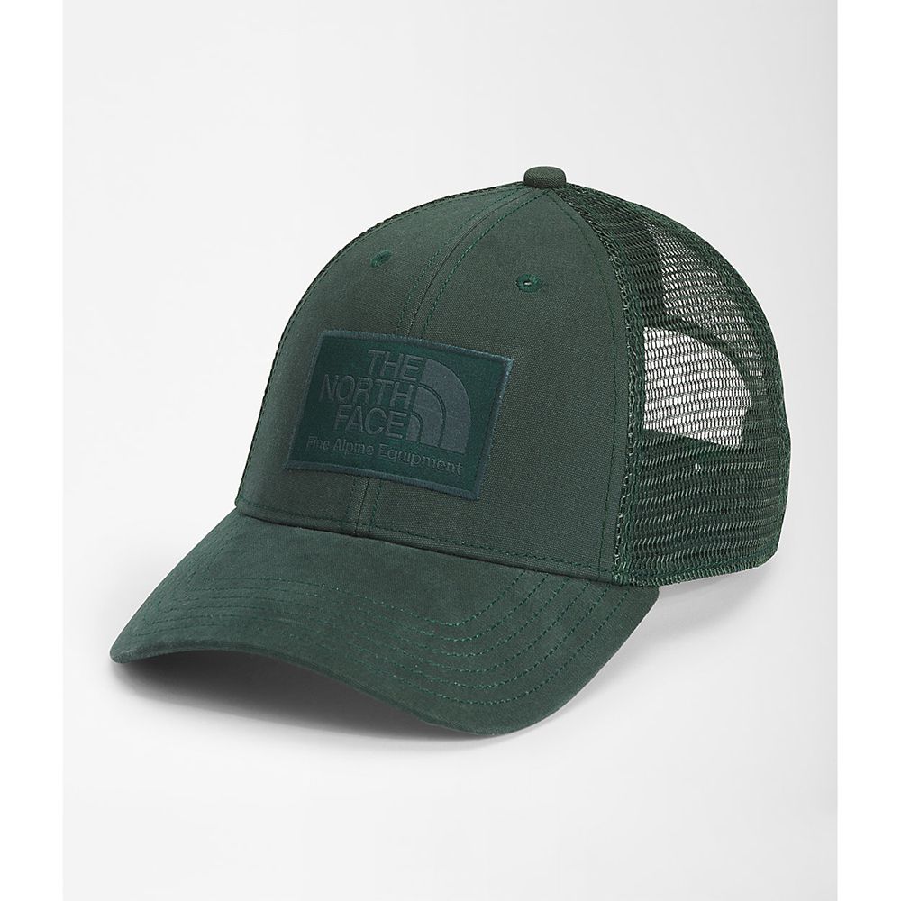 The North Face Trucker Hat Mens Australia - The North Face Mudder Dark Green (RFP-184653)